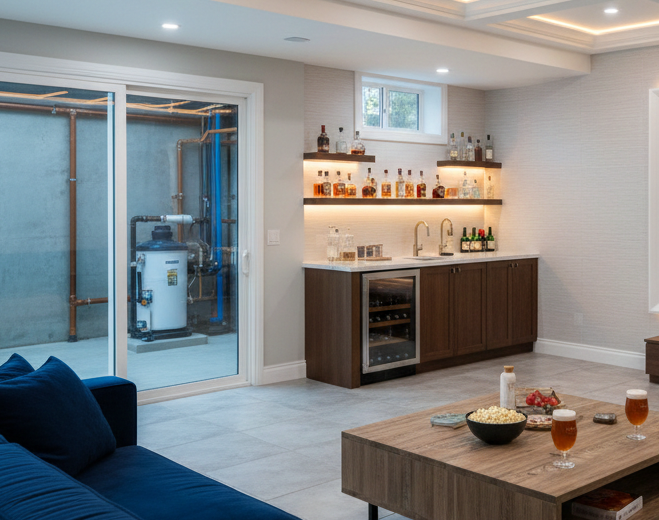 Foundation crack basement repair in the Niagara Region - professional interior waterproofing